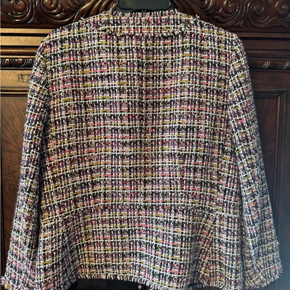 Ann Taylor Multicolor Tweed Blazer & Skirt Set - Picture 4 of 10